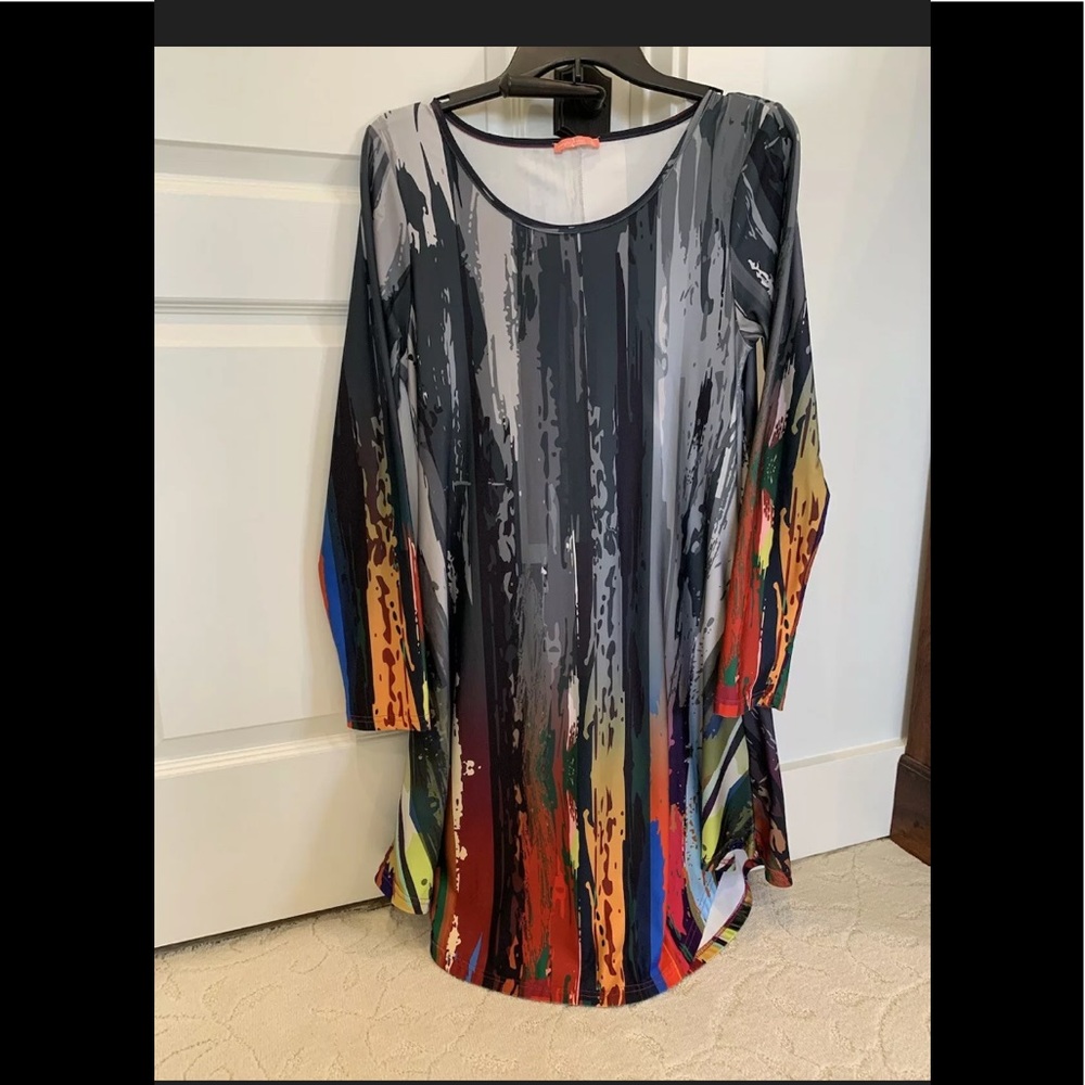 Simply Aster colorful dress S